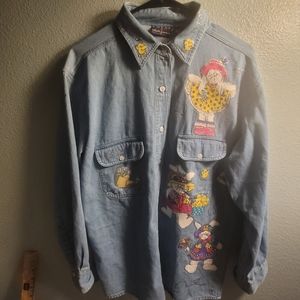 Amrav authentic jeans wear, easter jean shirt.